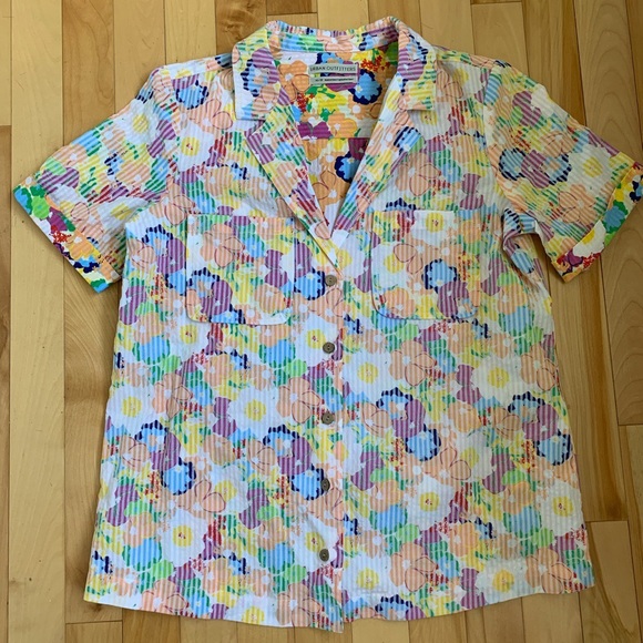 🦋✨ 2/15$ TOPS ✨🦋 URBAN OUTFITTERS FLORAL BLOUSE - Picture 4 of 6